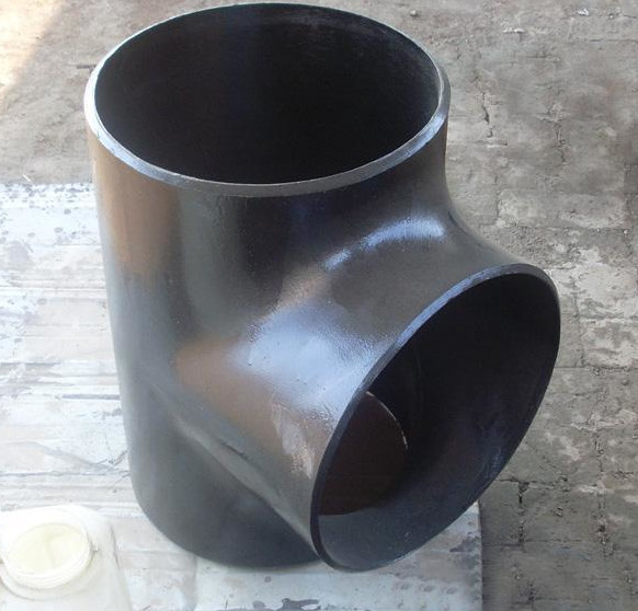 EN10204 3.1 P265GH Butt Welded Pipe Fitting Tee Astm B16.9 Beveling End