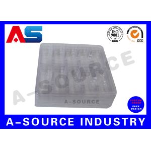 Quality Custom Medication Blister Packaging For Pharmaceutical Glass Bottles / penicillin bottles transparent blister for sale