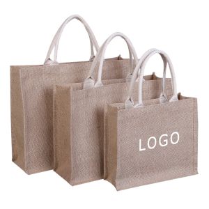 Quality CMYK Jute Shopping Bag for sale