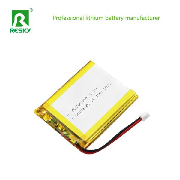 Rechargeable Lifepo4 Battery Cell 705060 3000mAh 3.7V 3.8V Power Lithium Ion Polymer Batteries