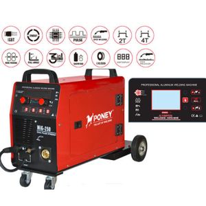 China MIG 250DP 200Amp Aluminium Mig Welding Machine single pulse on sale