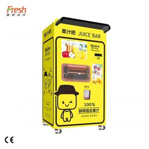 Quality Medium Automated Juice Vending Machine With Coin And Bill Acceptor Payment System for sale