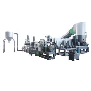 China PE Bag Plastic Recycling Machine Granulating Line 500 Kg / H on sale