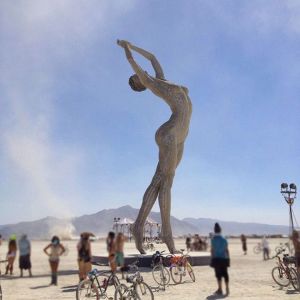 Buy cheap 500cm Height Large Stainless Steel Sculpture Dancing Lady Customized from wholesalers