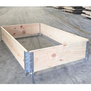 Collapsible Wood Shipping Box Disassemble Materials Fumigation Wooden Box