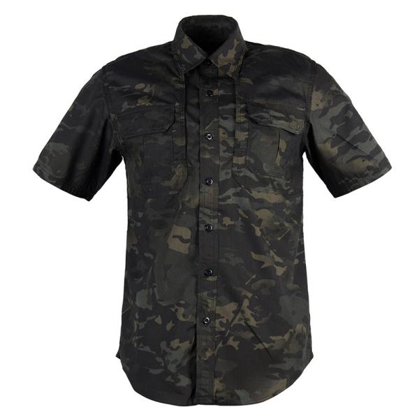 CASUAL SHIRTS Men's Formal Dress Shirt Short Sleeve Short Shirt for Outdoor Wear