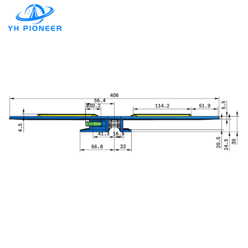 High Friction Buckle Chain Turning Conveyor Plate TPE Surface For Material Handling