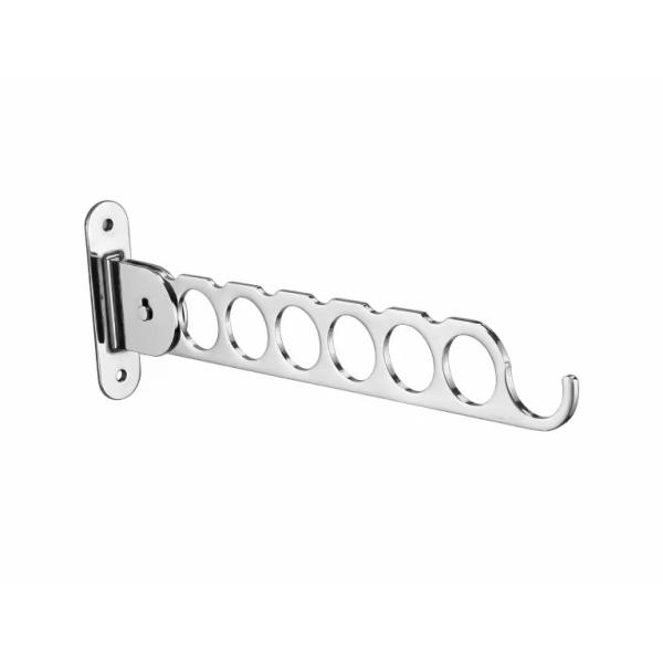To Scale Foldable Stainless Steel Coat Hook Hange Storage Satin Finish