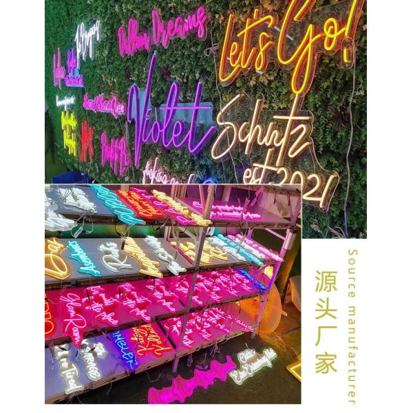 wholesale dropshipping electronic christmas better together will you marry me anime beer letter led light neon sign custom logo