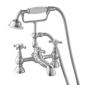 Quality Brass Bathroom Vanity Faucets , Modern Bath Mixer Taps With Shower for sale