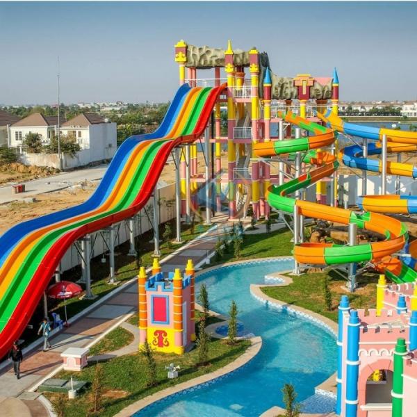 Multiple Colors Racer Water Slide For Teenagers With Versatile Design