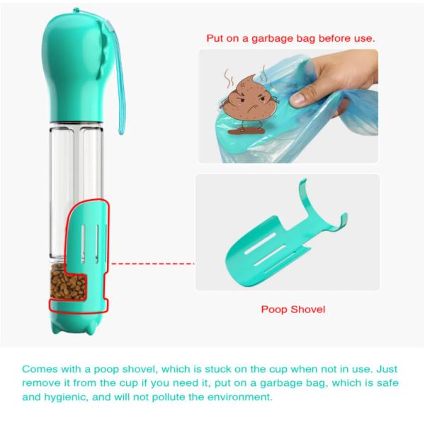 Outdoor Portable Dog Water Bottle Dispenser Leak Proof Dog Water Bottle Dispenser