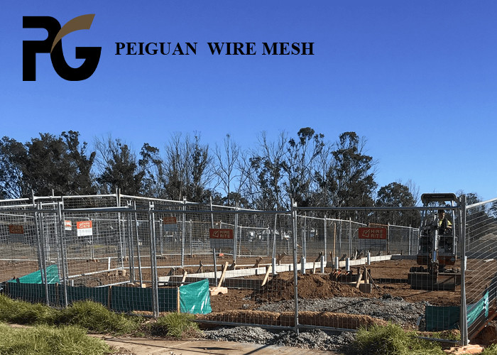 Sustainable White Building Site Fence Panels Hot Dipped Galvanized