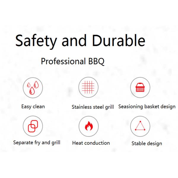 Factory price villa Easy Carry outdoor small charcoal Barbecue Grill for 3 people