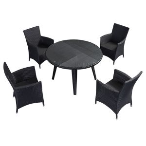 Quality Poly Rattan 7 Pieces Garden Wicker Dining Furniture for sale