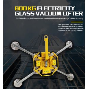 Construction Glass Processing 800kg Vacuum Suction Cup Glass Lifter