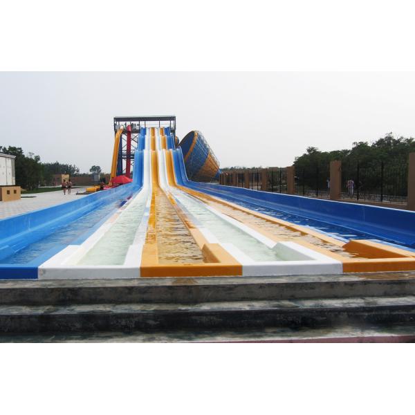Buy Side-by-side Multi-lane Fiberglass Race Slide, Racing Waterslide, Custom Water Slides at wholesale prices