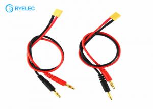 Quality 4.0mm Banana Plug To XT30 Charge Custom Cable Assemblies Connector For RC Helicopter Battery for sale
