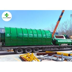 Quality Huayin Small Pyrolysis Plant 40kg/Hour Tyre Oil Machine for sale