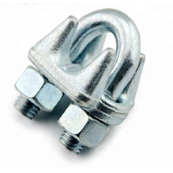 DIN 741 Heavy Duty US Type Carbon Steel Drop Forged Wire Rope Clip Wire Rope Clamp