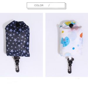 Reusable Foldable Tote Bag For Travel Customized Printed Logos