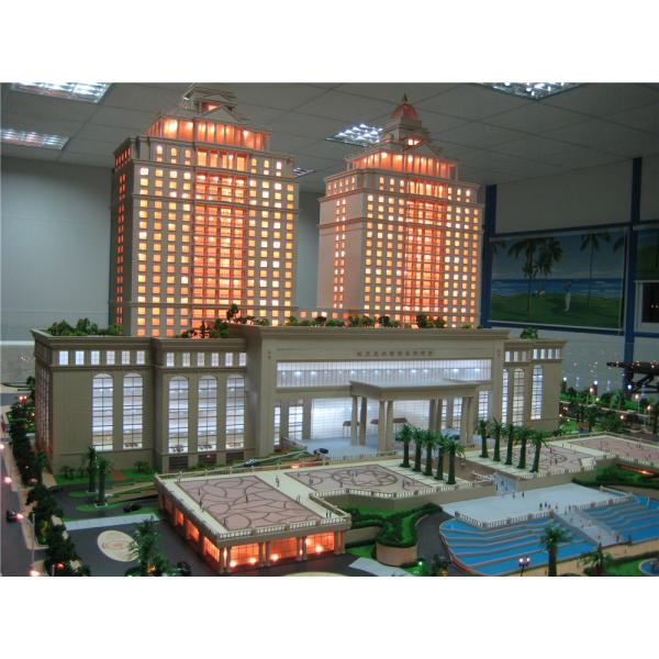 Physical Miniature Building Models Travel Case Packing Rendering Color
