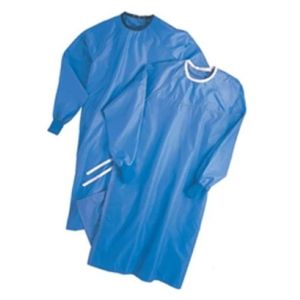 Quality Waterproof Non Woven Surgical Gown , Light Weight Disposable Lab Gown for sale