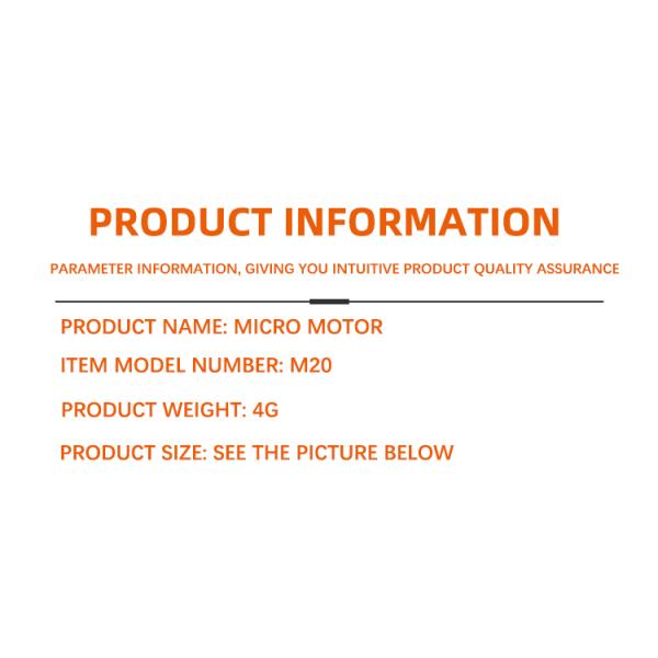 Farad Customization Durable Plastic Gearbox Mini Micro Brushed Dc Motor For Smart Lock Door