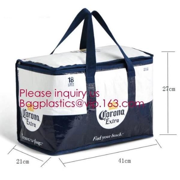 Foldable Lunch Insulated Cooler Bag Heated Food Delivery Bag Thermal Pizza Delivery Cooler Bag