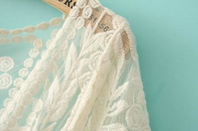 Women Casual Blusas Tricotado Women Fashion Short Sleeve Knitted Cardigans Autumn Summer Crochet Sweaters