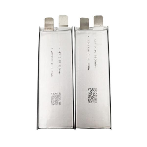 Lithium Cobalt Oxide 3500mAh 3.7V Li Ion Polymer Cell