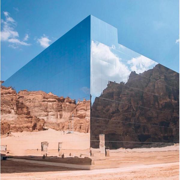 Commercial Buildings Decorative Wall Panels 5.0mm Mirror Aluminum Cladding Panels Novel Style