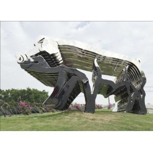 Quality Modern Large Garden Animal Statues Create Very Unbelievable Eyesight for sale