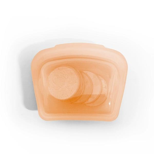 Small Reusable Silicone Food Storage Bag – BPA-Free, Leakproof, Dishwasher Safe, Microwave & Freezer Friendly – Perfect For Snacks, Baby Food, Travel,