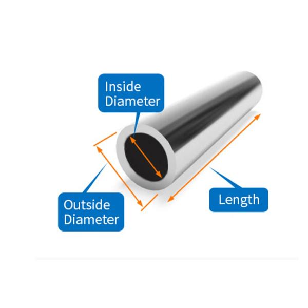 Extruded Aluminum Pipe Tube 6105 6061 6063 60.0mm For Rail Transit