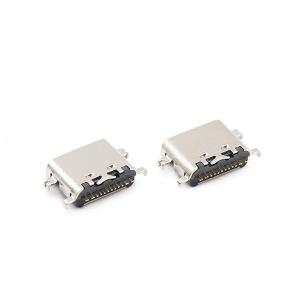 Quality 3.0 USB Type C Pcb Connector 3.1mm 16 Pin Mid Mount USB C Female Socket for sale