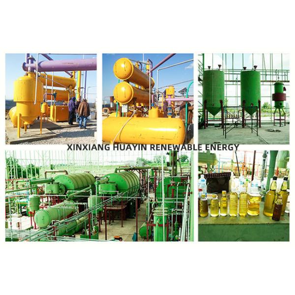 Turkey Solid Batch Pyrolysis Plant 10 Tons Waste Tyre To Oil Pyrolysis Plant With CE ISO