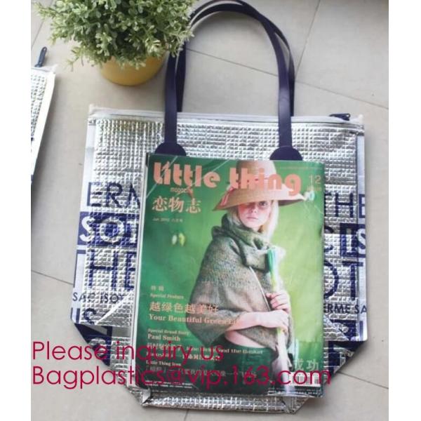 Foldable Lunch Insulated Cooler Bag Heated Food Delivery Bag Thermal Pizza Delivery Cooler Bag