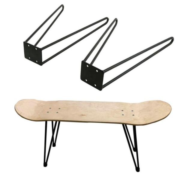 YOBANG New skateboard coffee stool table chair Iron leg funny furniture OEM sale