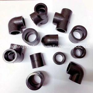 Equal Round Head Code Plastic PE Pipe Fittings For Bathroom Custom Size