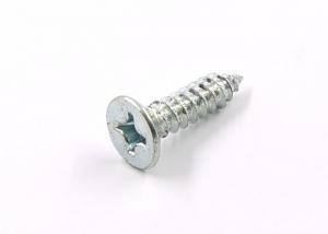 Quality Home Decorating Self Tapping Screws , DIN7982 Cross Recessed Flat Head Screw for sale