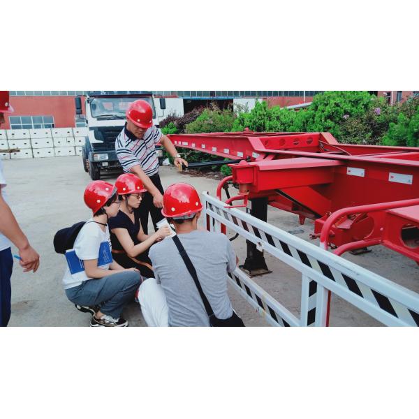 Truck Trailer Excavator Transporting Gooseneck Lowbed 3 Axles 60ton Low Bed Trailer with Ladder