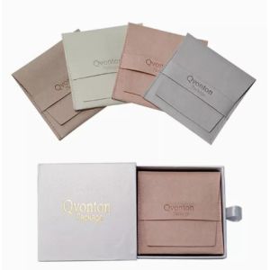 Quality Pouch Drawer Jewelry Box Flannel Bracelet Earring Packaging Box ISO for sale