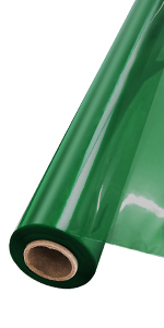 green cellophane
