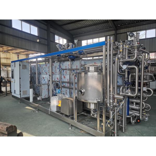 Full-Automatic Cost-Effective Uht Sterilization Equipment For Food&Beverage Factory Tubular Heat Exchange