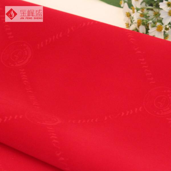 Nonwoven Knitted Velvet Flock Fabric , Long Plush Fabric For Jewellry Box Material