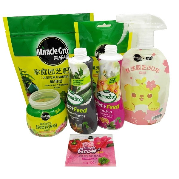 60-150 Microns PP Seeds Packaging Pouch Organic Fertilizer Packing Bag