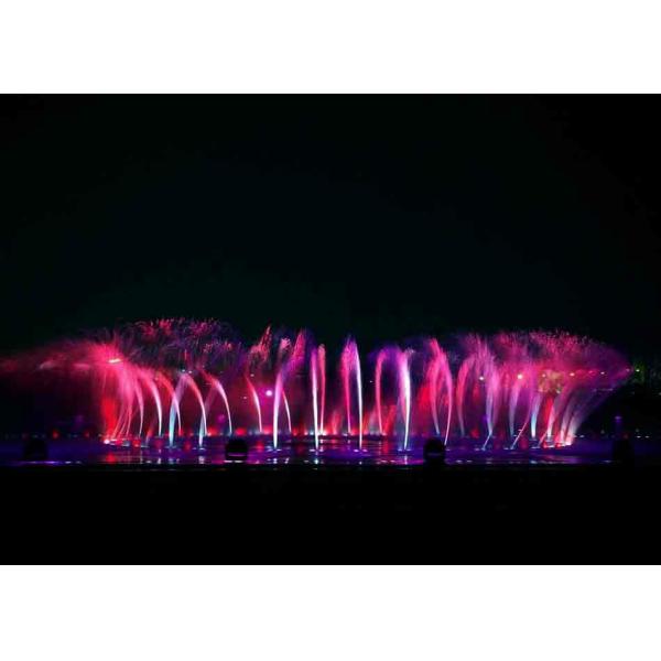 Large Scale Outdoor Square Water Fountains , Magic Musical Fountain Project