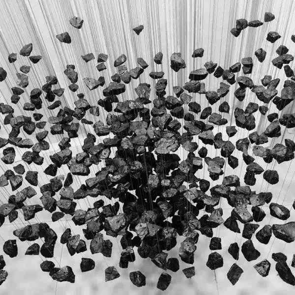 Luxury Stone Crystal Chandelier Large Modern Staircase Led Lighting(WH-NC-92)