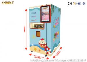 China 24H 1.5kw Soft Ice Cream Vending Machine LCD Touch Screen on sale